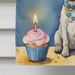 Fox Terrier Happy Birthday House Flag Large Porch Sleeve Pole Decorative Outside Yard Banner Artwork Wall Hanging, Polyester, House Size, Multicolor_maomaolike.com