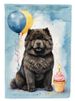 Black Chow Chow Happy Birthday Garden Flag Mailbox Flag Decorative Yard Flag Banner Outside Patio Artwork Yard Flower Beds, Garden Size, Multicolor_maomaolike.com
