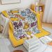 New Style Graffiti Camping Decorative Living Room Sofa Single Seat Cotton Thread Blanket_maomaolike.com