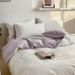 Wholesale INS Japanese Double-Piece Pure Four-Piece All-Cotton Simple Nordic Style Washed Cotton Solid Color 4-Piece Bedding Set_maomaolike.com