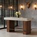 Bar Table, Industrial Counter Height Pub Dining Table_maomaolike.com