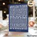 Hippocratic Oath Painting Poster, Minimalist Typographic Poster, Bold White Text On Navy Blue, Professional Ethical Statement Ideal For Clinic_maomaolike.com