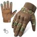 Tactical gloves Outdoor riding sunscreen gloves Rubber protection anti-slip wear resistant five-finger touch screen CS combat tactical gloves_maomaolike.com