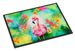 Hippie Animal Flamingo Doormat Front Door Mat Indoor Outdoor Rugs For Entryway, Non Slip Washable Low Pile, 24H X 36W_maomaolike.com