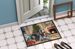 Scottish Deerhound Cozy Christmas Doormat Front Door Mat Indoor Outdoor Rugs For Entryway, Non Slip Washable Low Pile, 24H X 36W_maomaolike.com