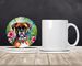 Boxer Luau Large Sandstone Coasters Pack Of 4 Absorbent Round Coasters Decor Gifts For Men Or Women, 4 In, Multicolor_maomaolike.com