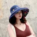 Hot Sale K41 Bucket Fashion All-match Four Seasons Big Brim Panama Basin cap Double-Sided Fisherman Women's Sun Hat_maomaolike.com