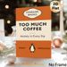 Retro Penguin-Inspired Coffee Themed Painting Poster, Minimalist Typographic Poster, Witty Coffee-related Text Design, Suitable For Home Kitchen_maomaolike.com