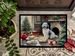Old English Sheepdog Christmas Cookies Doormat Front Door Mat Indoor Outdoor Rugs For Entryway, Non Slip Washable Low Pile, 24H X 36W_maomaolike.com