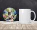 French Bulldog Spring Path Large Sandstone Coasters Pack Of 4 Absorbent Round Coasters Decor Gifts For Men Or Women, 4 In, Multicolor_maomaolike.com