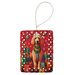 Poodle Holiday Christmas Porcelain Ornament Christmas Tree Hanging Decorations For Home Christmas Holiday, Rectangle, Gift, Multicolor_maomaolike.com