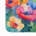Anemones In Watercolor Memory Foam Kitchen Mat Machine Washable Anti-Fatigue Mat Cushion Comfort Bath Mat Or Kitchen Rug_maomaolike.com