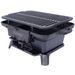 Oval Cast Iron Grill Outdoor, Portable Charcoal Grill And Tabletop Cast Iron Skillet - 100% Cast Iron, Enameled, Durable, Small Charcoal Grill, Camping Stove, Hibachi Grill_maomaolike.com