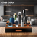Wooden Tiered Perfume Organizer, Countertop Cosmetic Display Stand With Drawers & Hidden Multi-Functional Storage Layer For Dresser Counter Storage_maomaolike.com