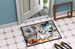 Great Pyrenees The Chef Doormat Front Door Mat Indoor Outdoor Rugs For Entryway, Non Slip Washable Low Pile, 24H X 36W_maomaolike.com