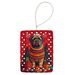 Bouvier Des Flandres Holiday Christmas Porcelain Ornament Christmas Tree Hanging Decorations For Home Christmas Holiday, Rectangle, Gift, Multicolor_maomaolike.com