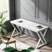 Heavy-Duty Computer Desk, 55" Simple Study Desk Writing Table_maomaolike.com