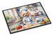 Poodle The Chef Doormat Front Door Mat Indoor Outdoor Rugs For Entryway, Non Slip Washable Low Pile, 24H X 36W_maomaolike.com