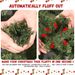4ft Blue PE/PVC Mixed Tree
(memory Wire+iron Wire)_maomaolike.com