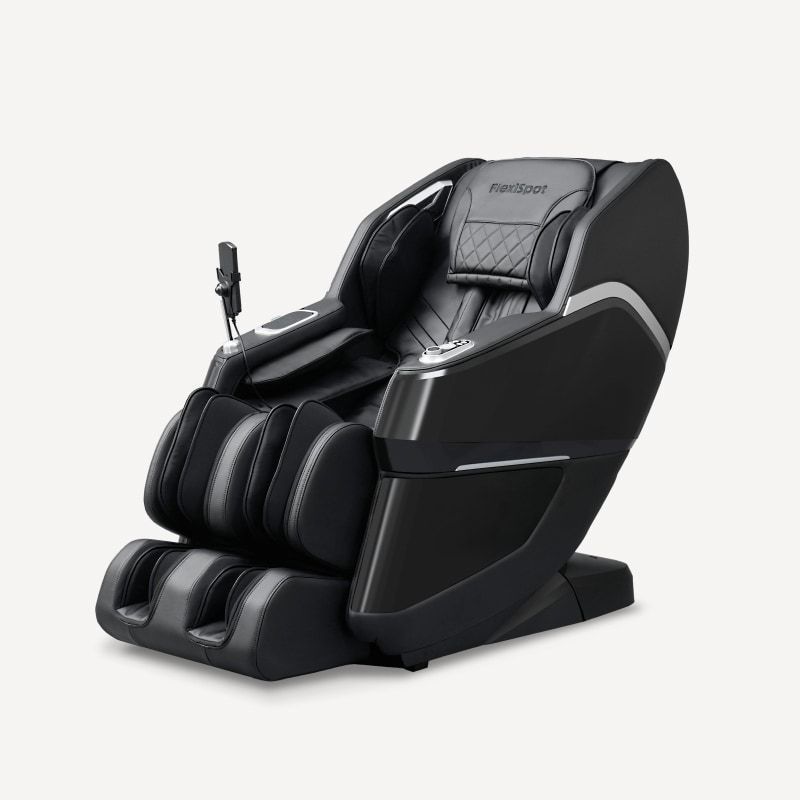Massage Chair Full Body, Zero Gravity SL-Track Shiatsu Massage Recliner Chair With Body Scan, Airbags, Foot Rollers, Deep Yoga Stretch, Heating (Black)_maomaolike.com