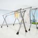 SOGA 2X 2m Portable Standing Clothes Drying Rack Foldable_maomaolike.com