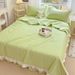 Wholesale Korean Style Pure Washed Edge Thin Summer Cool Washable All Cotton Air Conditioning Quilt Core_maomaolike.com