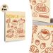 Brunch Themed Painting Poster, Warm-toned Hand-drawn Brunch Food Illustration Poster, Cozy Dining Vibe Decor Ideal For Kitchen & Dining Room_maomaolike.com