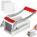 Fench Fy Stainless Steel Potato Chippe With 25/49Holes Blades Fast Cutting Manual Food Slice Kitchen Vegetable_maomaolike.com