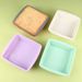 Cross-border New Square Silicone Baking Tray 6.5inch DIY Cake Mold In Stock_maomaolike.com
