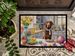 Decorating Easter Chesapeake Bay Retriever Doormat Front Door Mat Indoor Outdoor Rugs For Entryway, Non Slip Washable Low Pile, 24H X 36W_maomaolike.com