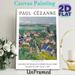 Paul Cézanne Auvers Panorama Painting Poster, Impressionist-style Vibrant Rural Village Landscape Poster, Timeless Art Decor Suitable For Living Room_maomaolike.com