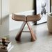 No-Assembly Living Room Butterfly Dressing Internet Celebrity Shoe Changing Stool Entrance Seatable Solid Wood Artistic_maomaolike.com