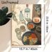 Korean Cuisine & Soju Painting Poster, Warm-toned Illustrated Food Scene Poster, Appealing Culinary Artwork Ideal For Restaurant And Kitchen Dining_maomaolike.com