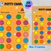 Potty Chart Painting Poster, Cute Cartoon Animal & Colorful Dot Design Poster, Practical Aid For Toilet Training, Suitable For Home Bathroom_maomaolike.com