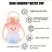 1pc Cute Bear Water Bottle BPA-Free Portable Kettle With Straw & Shoulder Strap Heat-Resistant Large-Capacity_maomaolike.com
