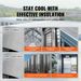 VEVOR Double Reflective Insulation Roll Air Bubble Film Radiant 120 In X 48 In X 1/8 In_maomaolike.com