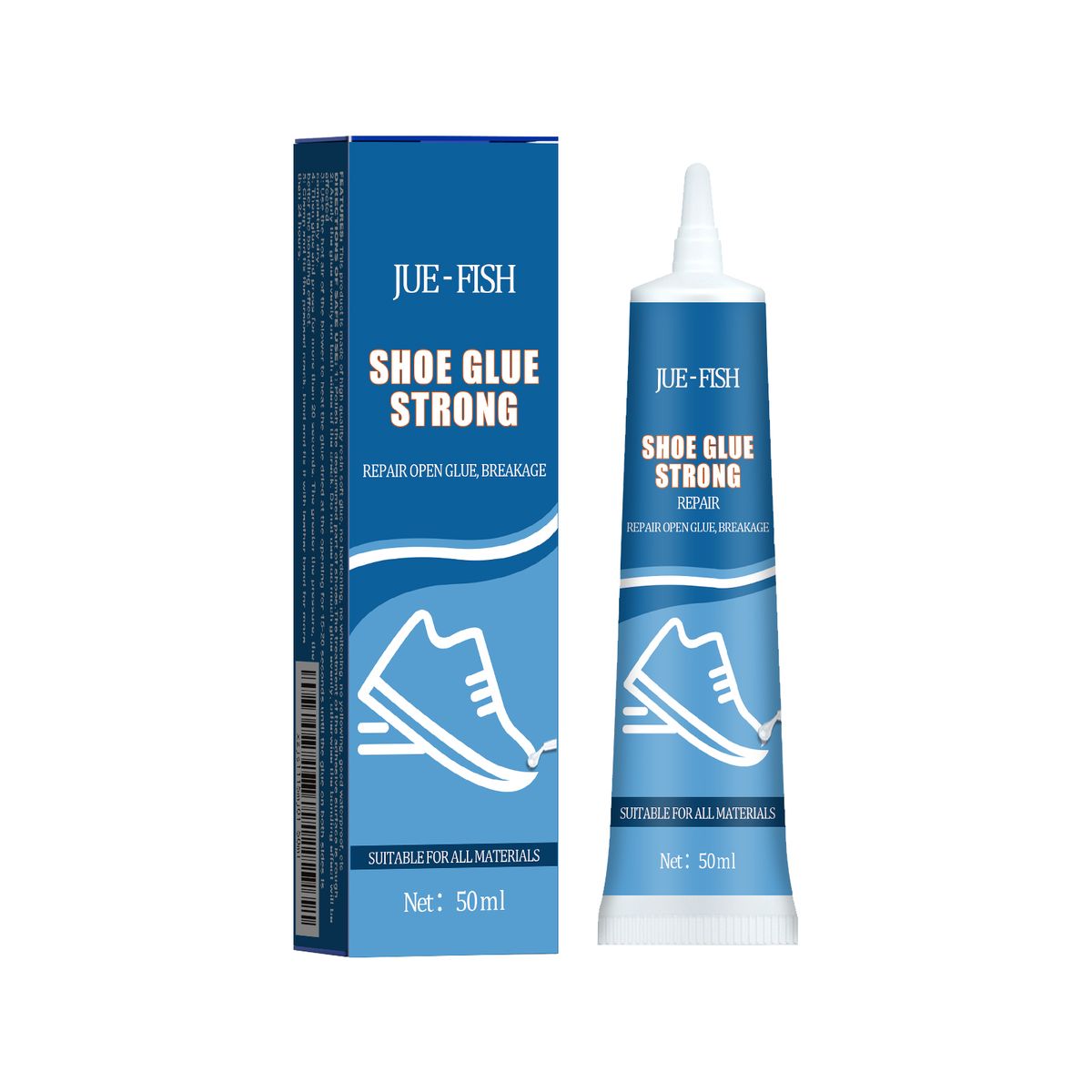Jue-Fish Strong Shoe Glue Repair Shoes Shoe Soles Multi-Purpose Glue Adhesive Sports Shoes Shoes Waterproof_maomaolike.com