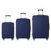 Blue 3-Piece Premium ABS Luggage Set-20", 24", And 28" Suitcases With Multi-Position Handle, Silent Spinner Wheels, And TSA-Approved Lock-Durable, Stylish, And Spacious Travel Gear_maomaolike.com