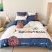 100% Long-Staple Children's Four-Piece Set Pure Cotton Duvet Cover Boys' Basketball Theme Bedding 100s_maomaolike.com