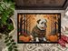White English Bulldog Fall Doormat Front Door Mat Indoor Outdoor Rugs For Entryway, Non Slip Washable Low Pile, 24H X 36W_maomaolike.com