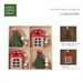 Jinghua Artificial Flower Snowflake Wood Chip Santa Claus Reindeer Gingerbread Man Christmas Decoration Hanging Ornament_maomaolike.com