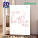 Pop The Kettle On Themed Painting Poster, Delicate Pink Calligraphy With Cherry Blossom Petals Poster, Warm Cozy Vibe Ideal For Kitchen & Dining Area_maomaolike.com