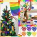 48Pcs Colorful Wicker Rattan Balls Round Heart Shaped Rattan Balls Rainbow Vase Bowl Fillers Aromatherapy Decorative Ball For Table Centerpieces Pride Party Decoration Home Wedding Decor_maomaolike.com