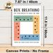 Box Breathing Painting Poster, Soft-colored Instructional Chart Poster, Guides Structured Breathwork To Calm Mind And Boost Focus, Suitable For Home_maomaolike.com