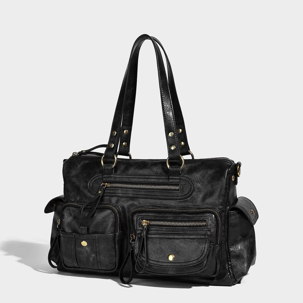 Exclusive For Cross-border Sales: 2026 New Street Style Multi-pocket Shoulder Bag, Large Capacity Millennium Retro Crossbody Handb_maomaolike.com