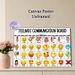 Feelings Communication Painting Poster, Expression Phrase Graphic Poster, Aids Clear Emotional Expression, Ideal For Home, Office And_maomaolike.com