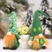 Party Diy Decorations St. Patrick's Day Decorations Irish Festival Decorations Small Figurines Standing Green Leaf Dwarf Ornaments_maomaolike.com