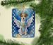 Jack Russell Terrier My Angel Porcelain Ornament Christmas Tree Hanging Decorations For Home Christmas Holiday, Rectangle, Gift, Multicolor_maomaolike.com