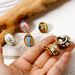 1pc Vintage Brass Charms Gold Color Easter Day Egg Multicolor Flower Enamel Pendant DIY Necklace For Women Jewelry 28mm_maomaolike.com