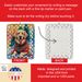 Golden Retriever Christmas Porcelain Ornament Christmas Tree Hanging Decorations For Home Christmas Holiday, Rectangle, Gift, Multicolor_maomaolike.com